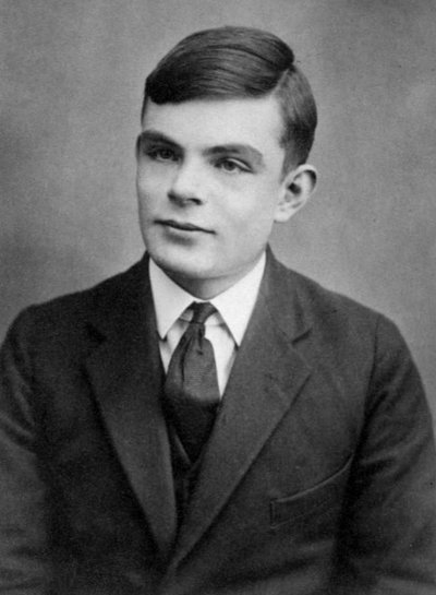 Portrait of Alan Turing as a teenager, circa 1928–1929