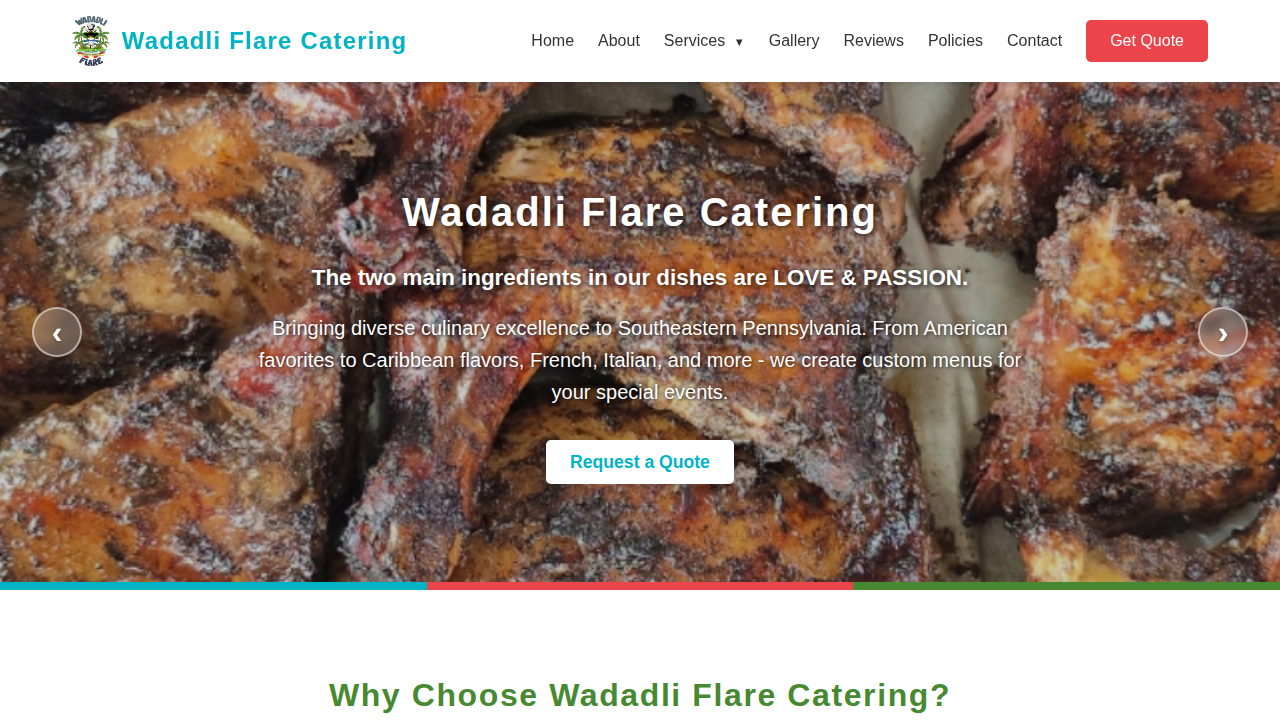 Wadadli Flare Catering